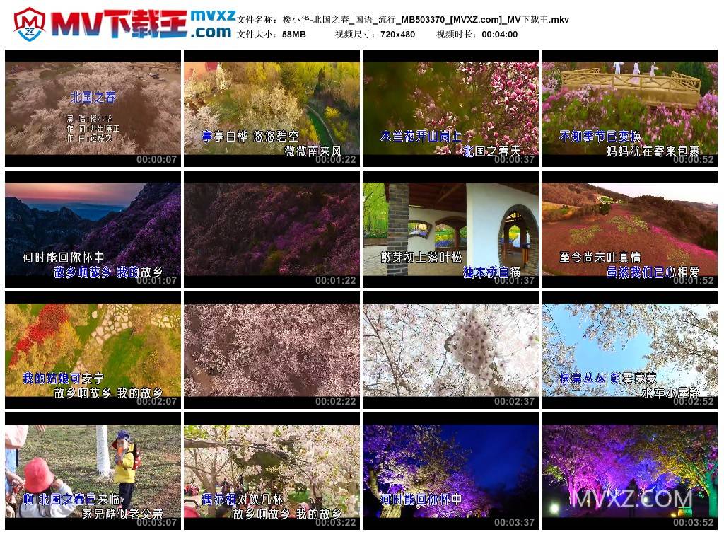 楼小华-北国之春_国语_流行_MB503370